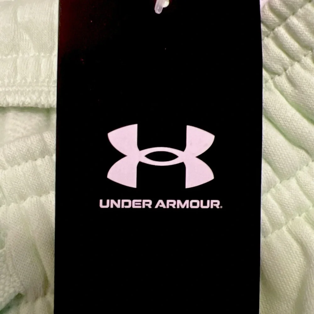 Under Armour Shorts Men's Size Small UA Rival Fleece‎ Logo Blue Green LOT OF 2